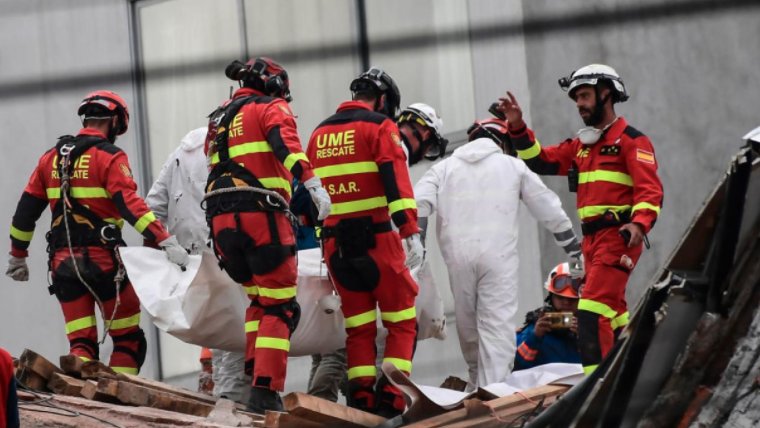 Las labores de rescate siguen en solo un edificio colapsado de Ciudad de México.